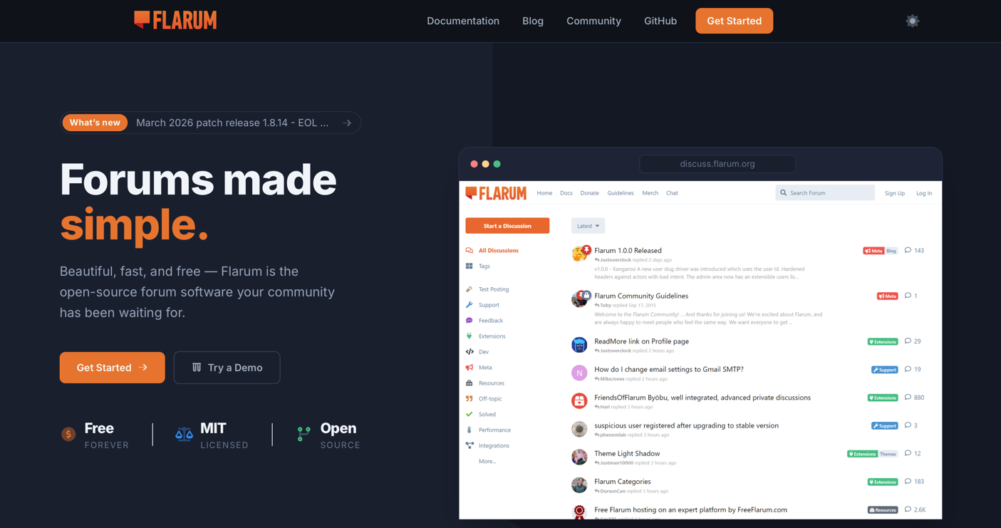 基宝宝论坛升级到Flarum 2.0啦